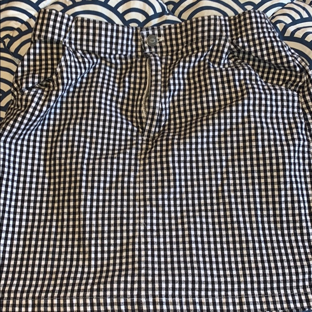 Gingham skirt